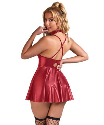 Alternative view of SUBBLIME - 955403 VESTIDO COM ALÇAS DE COURO BORDÔ L/XL