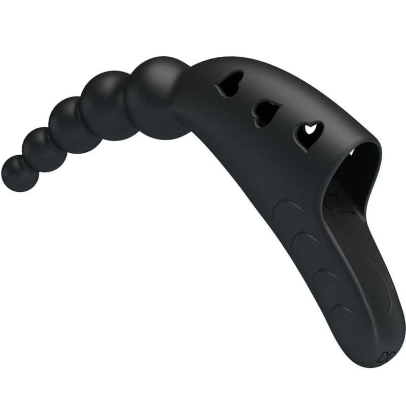 PRETTY LOVE - VIBRADOR DE DEDO JORDIN 10 VIBRAÇÕES PRETO - Imagem 4