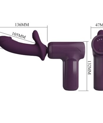 Visão alternativa de PRETTY LOVE - DJ SCHOLAR MASSAGER 5 CONFIGURAÇÕES ROXO