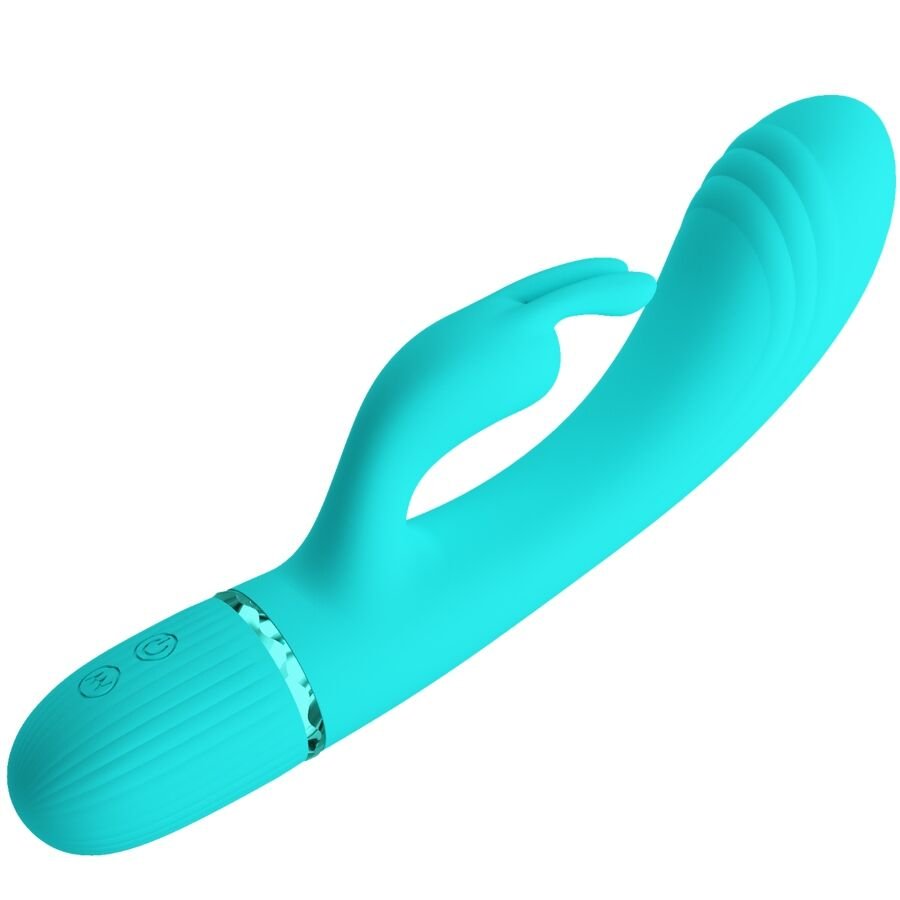 PRETTY LOVE - SCOCCO VIBRADOR COELHO TURQUESA - Image 3