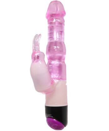 BAILE - VIBRADOR WAVES OF PLEASURE FANTASY COM COELHO 23 CM