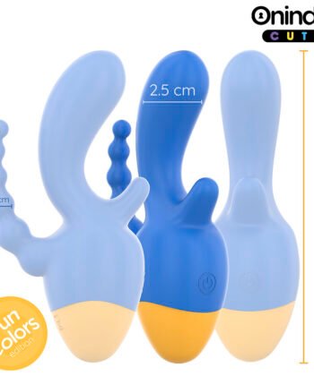 Visão alternativa de ONINDER CUTE - LOVE 3 SOME VIBRADOR TRIPLO - APLICATIVO MUNDIAL GRATUITO