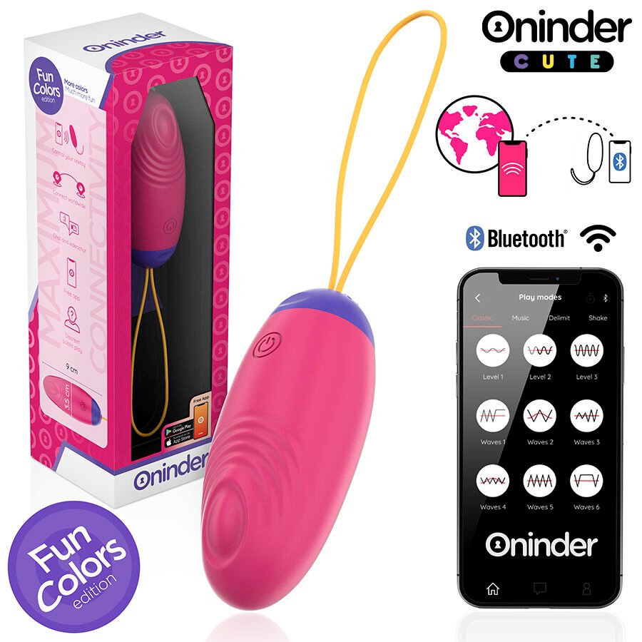 ONINDER CUTE - OVO DE SILICONE COM VIBRAÇÕES PARA PRAZER E AMOR - APLICATIVO GRATUITO GLOBAL - Image 3