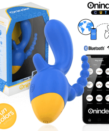 Visão alternativa de ONINDER CUTE - LOVE 3 SOME VIBRADOR TRIPLO - APLICATIVO MUNDIAL GRATUITO