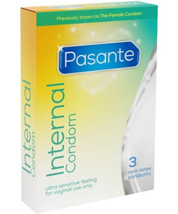 PASANTE - PRESERVATIVO INTERNO SEM LÁTEX 3 UNIDADES