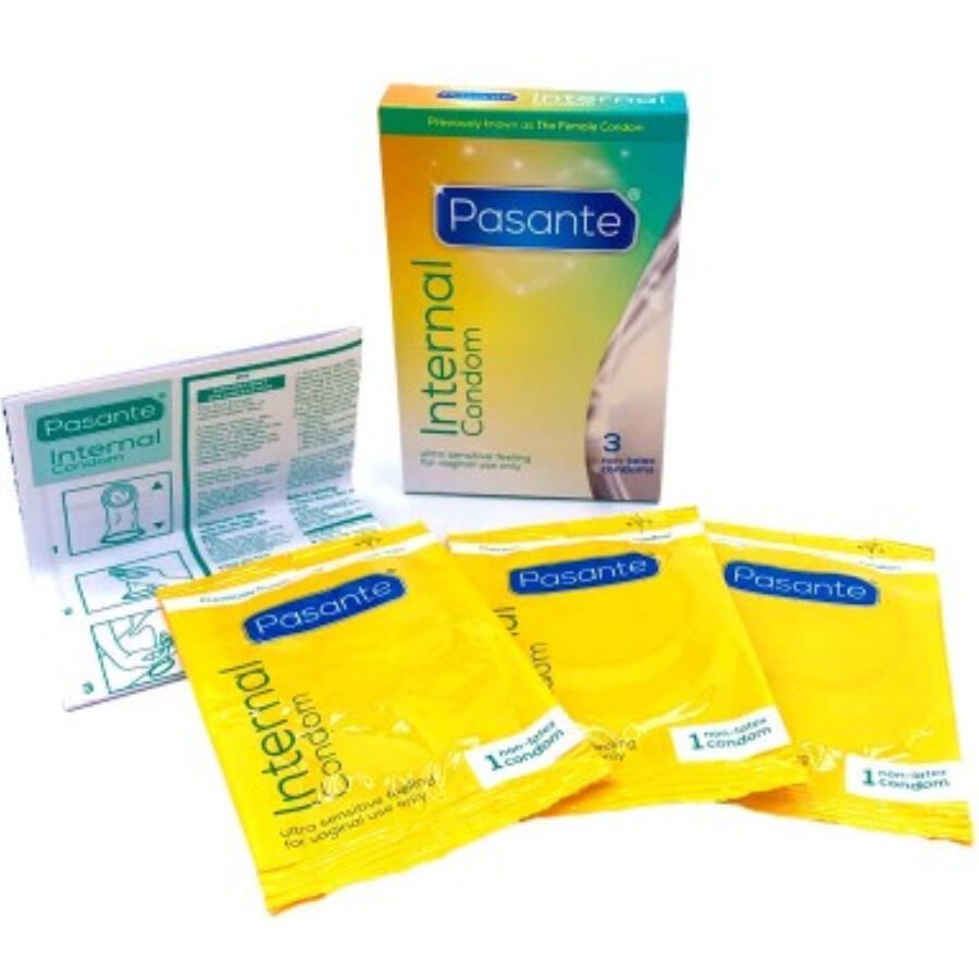 PASANTE - PRESERVATIVO INTERNO SEM LÁTEX 3 UNIDADES - Imagem 3