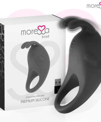 MORESSA - BRAD PREMIUM SILICONE RECARREGVEL PRETO