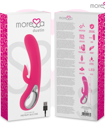 Alternative view of MORESSA - DUSTIN SUCÇÃO CLITÓRICA E VIBRAÇÃO PODEROSA SILICONE PREMIUM RECARREGÁVEL