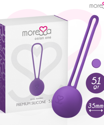 MORESSA – BOLA DE KEGEL EM SILICONE (BOLAS CHINESAS) OSIAN ONE LILÁS