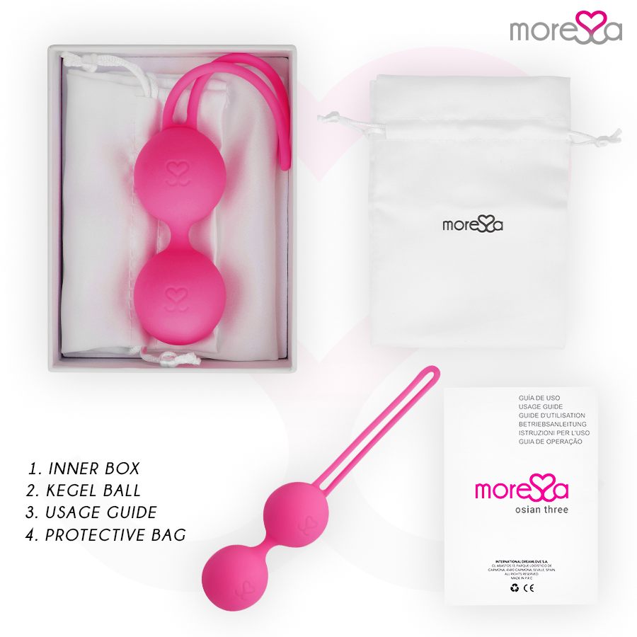 MORESSA - OSIAN TRÊS SILICONE PREMIUM ROSA - Imagem 4