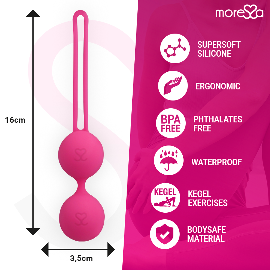 MORESSA - OSIAN DOIS SILICONE PREMIUM ROSA - Imagem 5