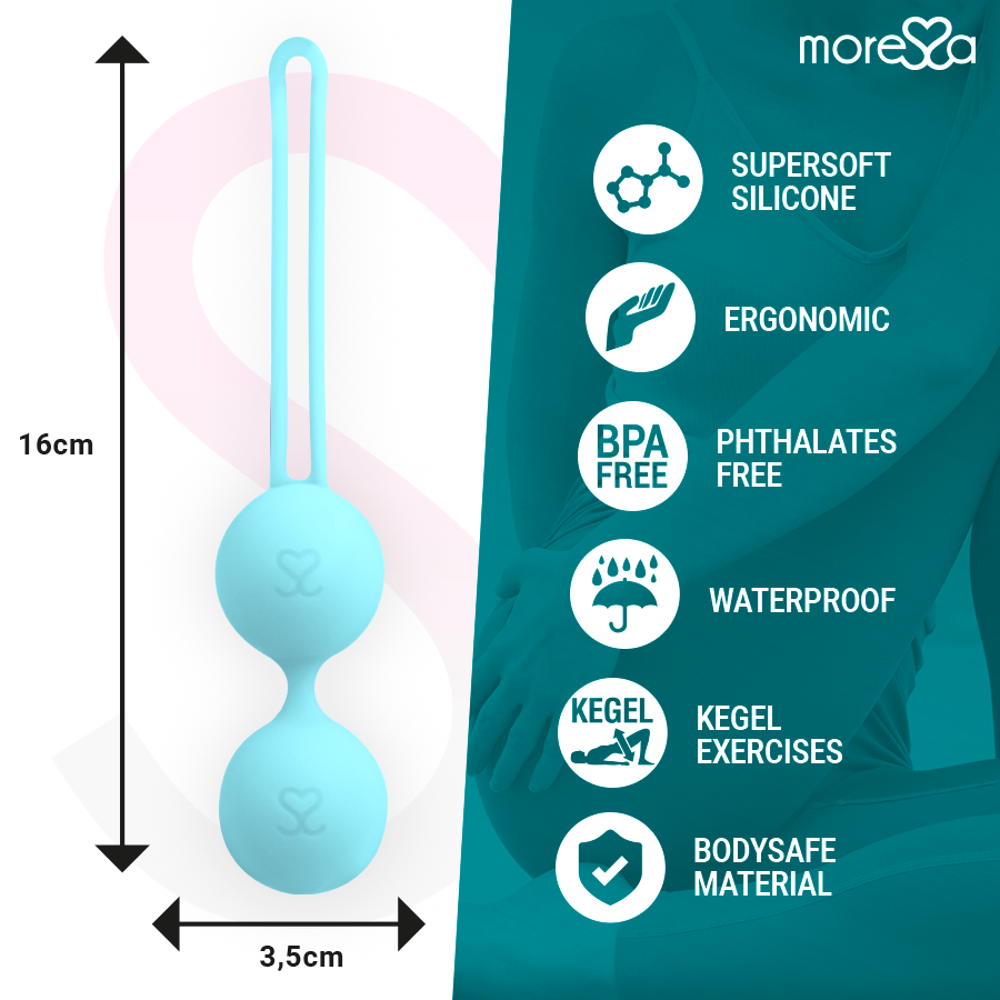 MORESSA - OSIAN DOIS SILICONE TURQUESA PREMIUM - Imagem 4