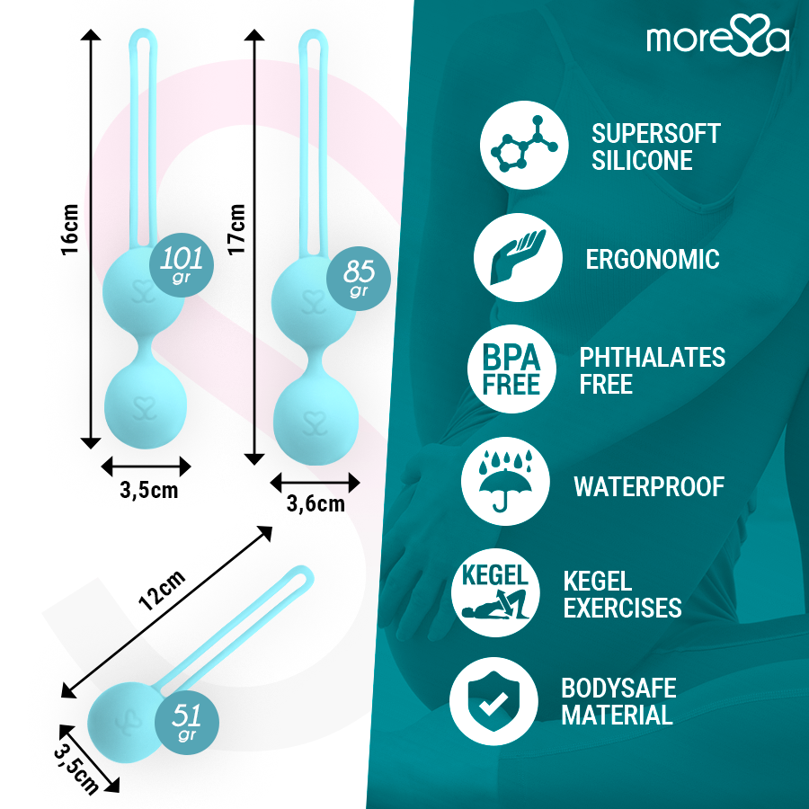 MORESSA - CONJUNTO OSIAN SILICONE PREMIUM TURQUESA - Image 5