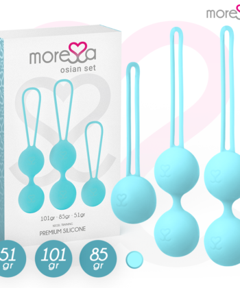 MORESSA - CONJUNTO OSIAN SILICONE PREMIUM TURQUESA