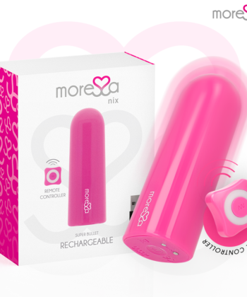 MORESSA - NIX VIBRADOR CONTROLE REMOTO ROSA