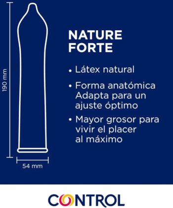 Visão alternativa de CONTROL - NATURE FORTE PRESERVATIVOS 144 UNIDADES