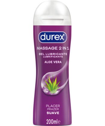 DUREX - GEL LUBRICANTE DE MASAJE SUAVE ALOE VERA 200 ML