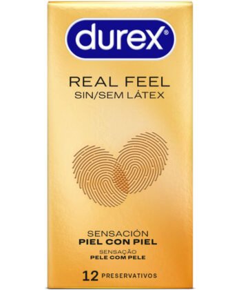 DUREX - CAMISINHAS REAL FEEL SEM LÁTEX 12 UNIDADES