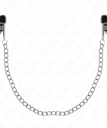 Visão alternativa de KINK - PINÇAS DE CORRENTE PLANA PRATA 34 CM