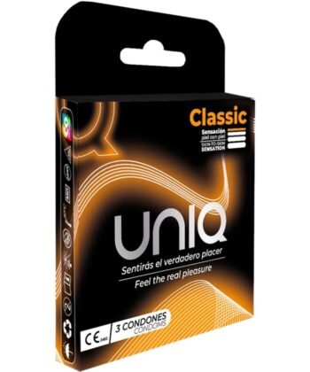 UNIQ - CLASSIC SEM LÁTEX PRESERVATIVOS 3 UNIDADES