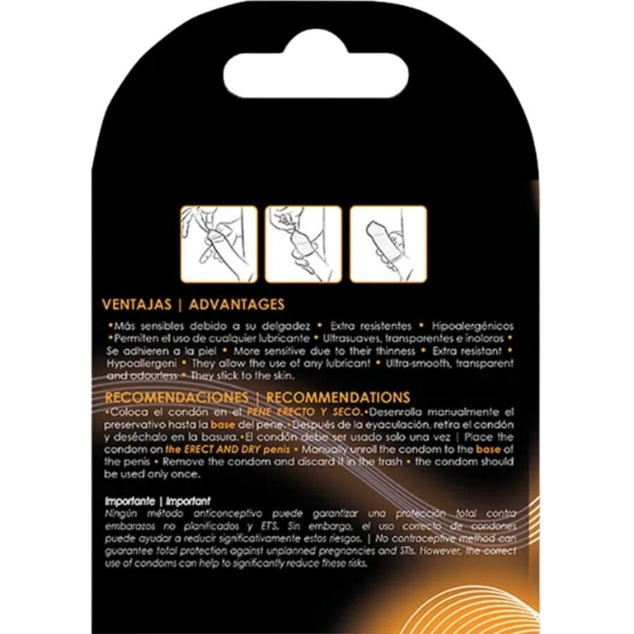 UNIQ - CLASSIC SEM LÁTEX PRESERVATIVOS 3 UNIDADES - Imagem 2