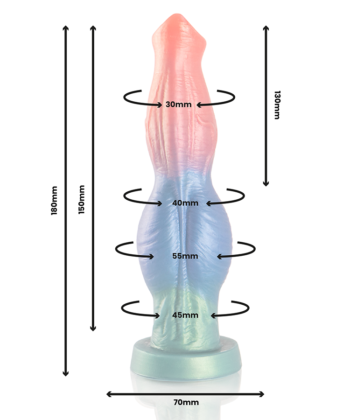 EPIC - ARION DILDO SYMPHONY OF PLEASURE COMANDO À DISTÂNCIA RECARREGÁVEL - Imagem 4