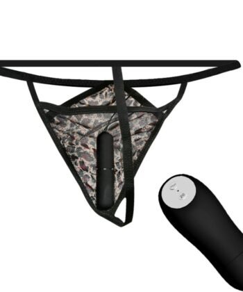 Alternative view of BAILE - CALCINHA FIO DENTAL COM VIBRADOR BALA E CONTROLE REMOTO PRETA