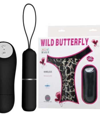 BAILE - CALCINHA FIO DENTAL COM VIBRADOR BALA E CONTROLE REMOTO PRETA