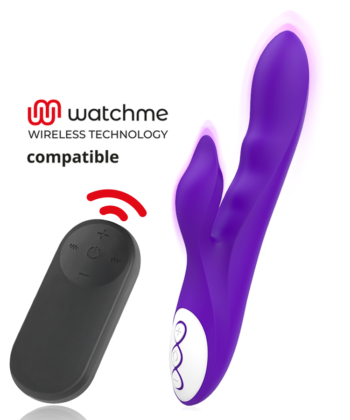 GALATEA - GALO VIBRADOR ROXO + CONTROLO REMOTO WATCHME