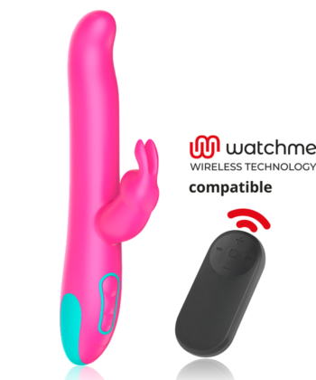 HAPPY LOKY - PLUTO VIBRADOR RABBIT E ROTADOR + CONTROLO REMOTO WATCHME