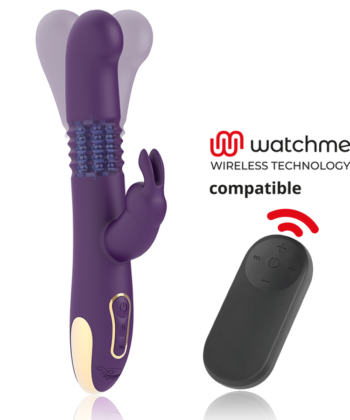 TREASURE - BASTIAN VIBRADOR RABBIT UP & DOWN ROTADOR E VIBRADOR + CONTROLO REMOTO WATCHME