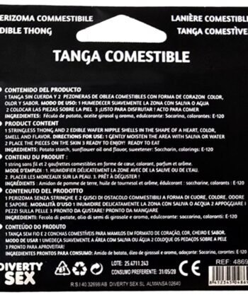 Visão alternativa de HOTFLOWERS - MENINA WAFER THONG E 2 NIPPLE ALMOFADAS SABOR MORANGO /es/pt/en/fr/it/