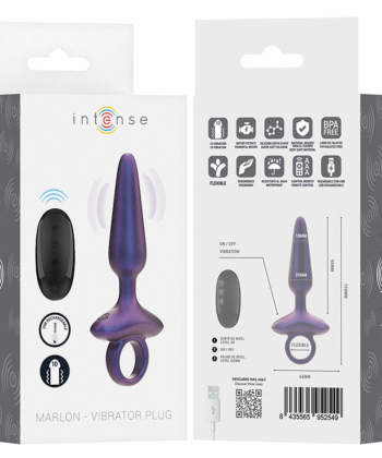 Visão alternativa de INTENSE - MARLON VIBRADOR ANAL PLUG MODELO 4 CONTROLE REMOTO