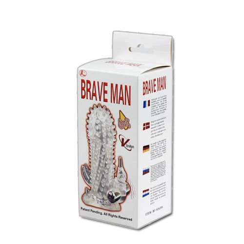 BAILE - BRAVE MAN COELHO VIBRADOR EXTENSO DE PÉNIS - Image 2