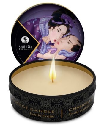 SHUNGA - MINI CARESS BY CANDELIGHT VELA DE MASSAGEM DE FRUTAS EXÓTICAS 30 ML