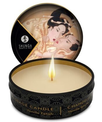 SHUNGA - MINI CARESS BY CANDELIGHT VANILLA MASSAGE VELA 30 ML