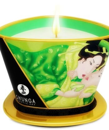 SHUNGA - MINI CARESS BY CANDELIGHT MASSAGE VELA T VERDE 170 ML