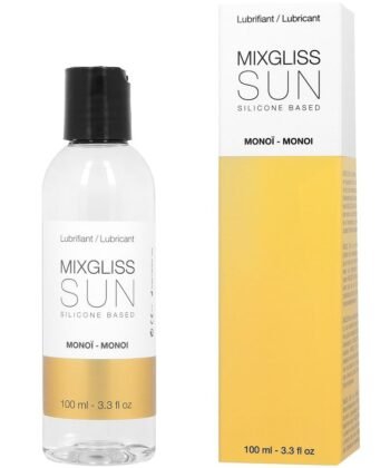 MIXGLISS - LUBRIFICANTE BASE DE SILICONE AROMA MONOI 100ML