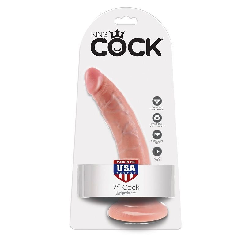 KING COCK - 7 CARNE DE DILDO 17.8 CM - Imagem 5