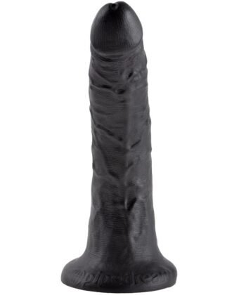 KING COCK - DILDO PRETO 17.8 CM