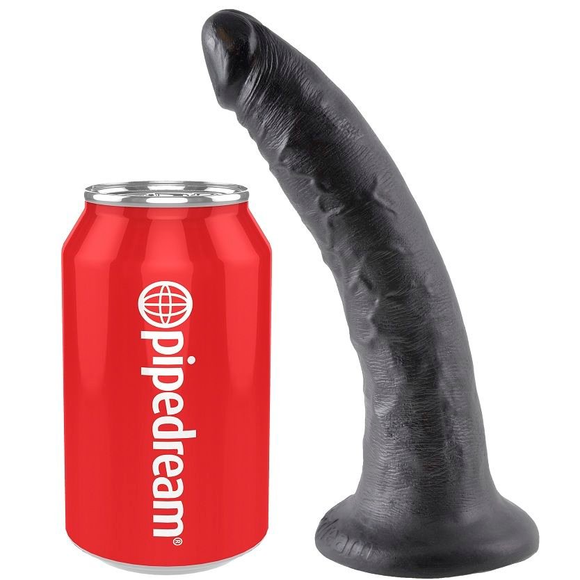 KING COCK - DILDO PRETO 17.8 CM - Image 4