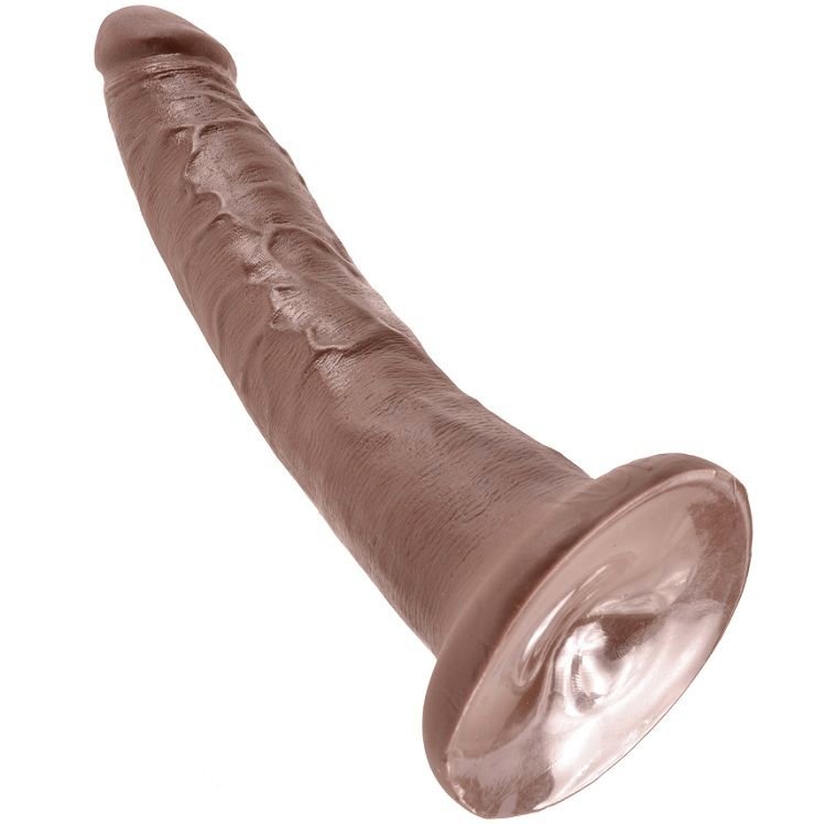 KING COCK - 7 DILDO CHOCOLATE 17.8 CM - Imagem 2