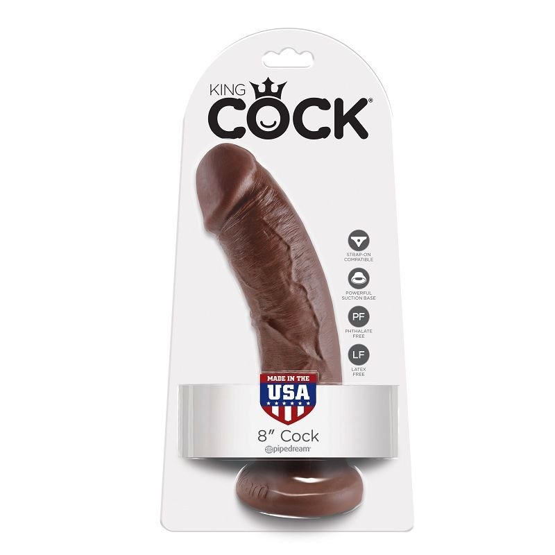 KING COCK - 8 DILDO MARROM 20.3 CM - Image 5