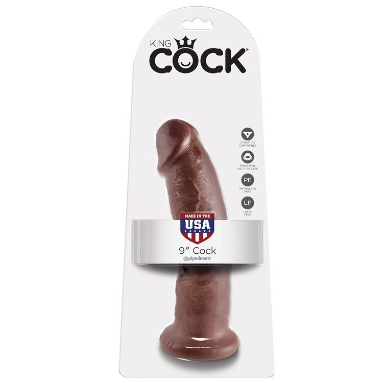 KING COCK - 9 DILDO MARROM 22.9 CM - Image 5