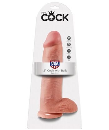 Visão alternativa de KING COCK - CARNE DE DILDO COM BOLAS 30.48 CM