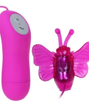 BAILE - VIBRADOR ESTIMULADOR DE BORBOLETA SECRETO PRETTY LOVE 12V