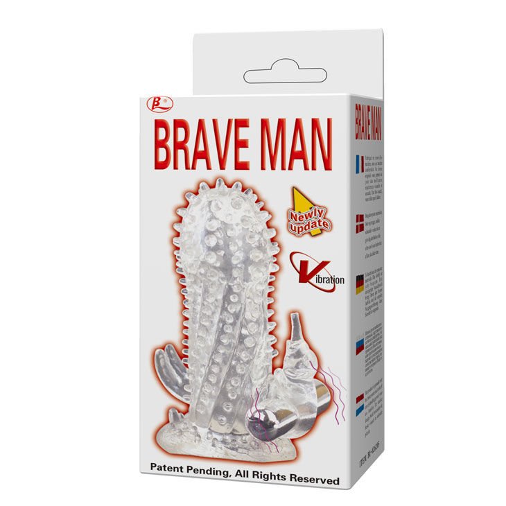 BAILE - BRAVE MAN COELHO VIBRADOR EXTENSO DE PÉNIS - Image 5