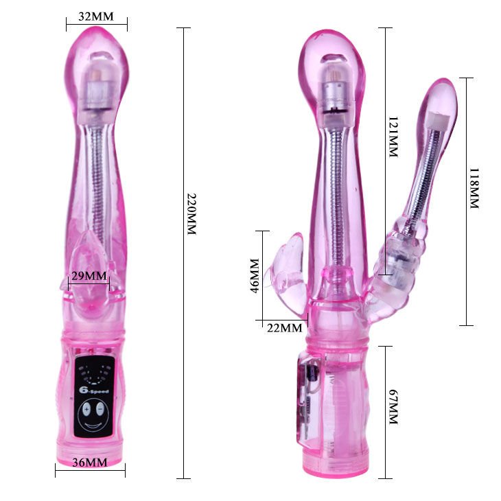 BAILE - VIBRADOR FLEXÍVEL COM ESTIMULADOR ANAL - Imagem 4