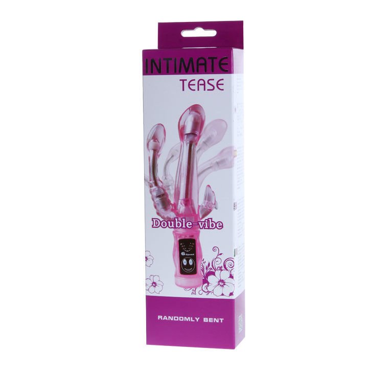 BAILE - VIBRADOR FLEXÍVEL COM ESTIMULADOR ANAL - Imagem 2