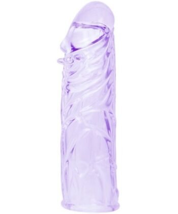 BAILE - CAPA LILAC PARA O PÉNIS EM SILICONE ADAPTVEL 13 CM